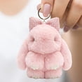 thumbnail image 4 of Bunny Keychain with Tin - 5.1" Handmade Bunny Plush Keychain with Gift Tin Box, Soft Rabbit Bag Charm Pendant, Cute Fluffy Key Ring Accessory for Backpack Purse Keys Gift Idea, 4 of 13