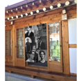 thumbnail image 3 of Cortina para puerta de Matthew Gray Gubler, cortina opaca con estampado de patrón para ventana, cortina divisoria de ambientes, tapiz para decoración del hogar, 34" de ancho x 56" de largo, 3 of 7