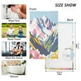 thumbnail image 6 of Yayeee 100% Cotton Hand Towels for Bathroom 16" x 28" Soft Absorbent Kitchen Towel, Abstract Mountain, 6 of 7