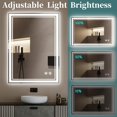 24 x 32'' LED Mirror for Bathroom Brightness AntiFogging LED Bathroom