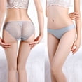 thumbnail image 2 of Hesxuno Sexy Lace Panties 1Pc Sexy Ladies Low-Rise Transparent Lace Panties Breathable Quality Underpants, 2 of 8