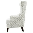 thumbnail image 2 of Pemberly Row Upholstered Fabric Accent Chair with Wingback in Latte, 2 of 11