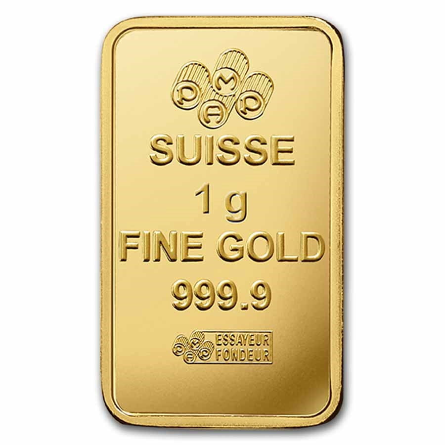 Pamp Suisse 25x1 Gram Gold Lady Fortuna Bar (Multigram Card)