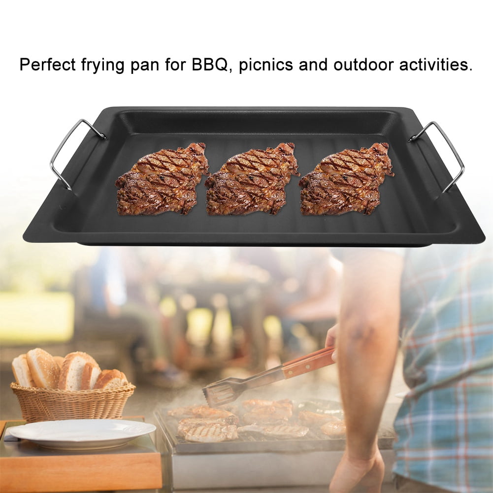 OTVIAP Barbecue Pan, Nonsticky ,Stainless Steel Nonsticky Barbecue