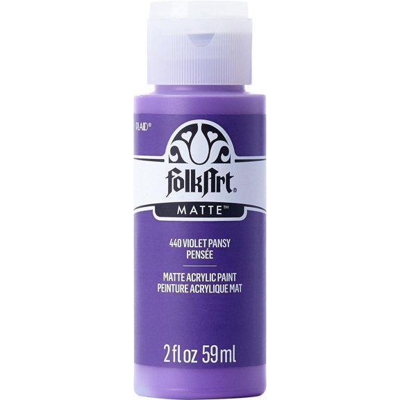 Peinture acrylique mate FolkArt, 2 oz, Pensée Violette