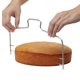 thumbnail image 5 of Cortador de pasteles de acero inoxidable con altura ajustable, 8 escalas, herramienta de corte de doble línea, resistente a la corrosión, accesorio de cocina para bricolaje., 5 of 8