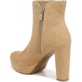 thumbnail image 4 of Naturalizer Womens Flavio Platform Dress Ankle Boot Tan Suede 7.5M, 4 of 5