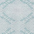 thumbnail image 5 of 3' X 5' Teal Blue And Aqua Floral Washable Indoor Outdoor Area Rug, 5 of 5