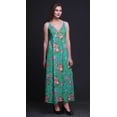thumbnail image 2 of Bimba Robe Bohème de Plage Longue Sans Manches à Bretelles Imprimée Florale pour Femme - XX-Grand, 2 of 6