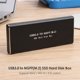 thumbnail image 3 of Caja externa USB 3.0 a M.2 NGFF SSD 2230 2242 2260 2280 (negro) Hugtrwg Nuevos Originales, 3 of 9