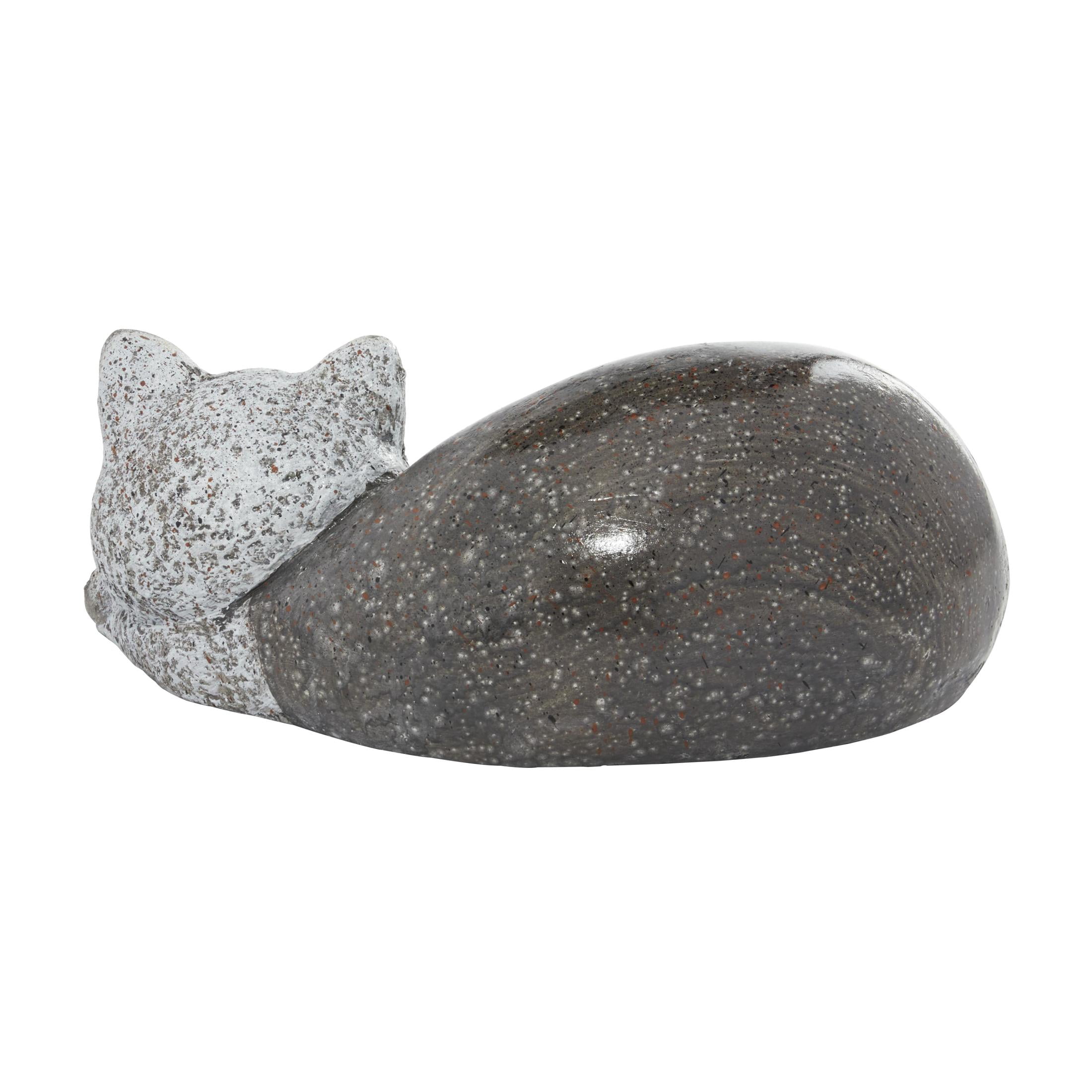 DecMode 7" Indoor Outdoor Cat Garden Sculpture