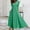 Green, variant on Cyber**Monday ChaoHeng Plus Size Fall Dresses Women's Fall Winter Solid Color Casual Cross V-Neck Long Sleeve Lounge Dress