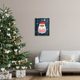 thumbnail image 2 of Have Merry Christmas Patterned Santa Holiday Graphic Art Jet Black Framed Art Print Wall Art, 2 of 9
