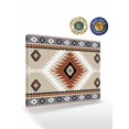 thumbnail image 2 of Brown Gray Boho Wall Art for Living Room,Canvas Picture Wall Decor for Bathroom Bedroom,Southwestern Ethnic Abstract Geometric Painting Artwork for Office Kitchen Hallway Dining Room Decor 16"x20", 2 of 8