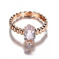 thumbnail image 2 of Bestselling Morganite Engagement Ring on Sale: 1 Carat Morganite Solitaire Engagement Ring in Rose Gold, 2 of 2