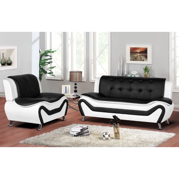 US Pride Furniture Sifford 2 Piece Living Room Set, Sofa, Chair