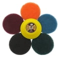 thumbnail image 4 of Self Adhesive 4 100Mm Industrial Scouring Pad For Easy Hook&Loop Attachment, 4 of 7