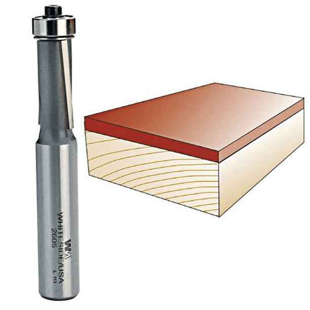 Whiteside Router Bits 2605 Down Shear Flush Trim Bit with 1/2Inch