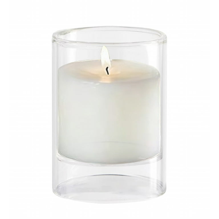 Clear Glass Floating Candle Holder, Small photo 2