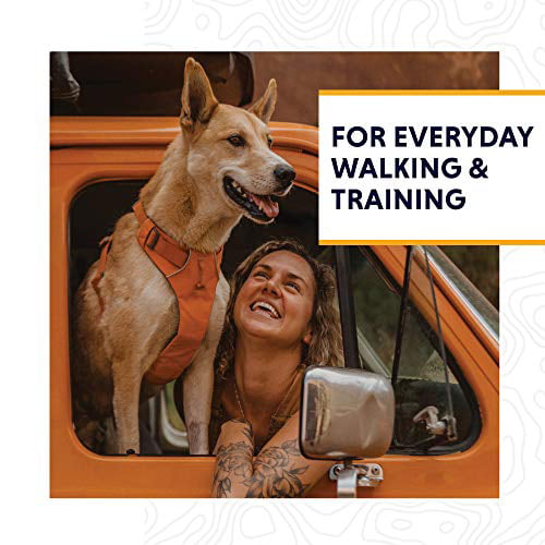 RUFFWEAR Front Range Dog Harness Campfire Orange Reflective Padded No Pull Harness Medium