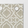 thumbnail image 4 of Sun Zero Barnett Trellis Blackout Grommet Curtain Panel, 40"X95", Taupe, 4 of 9