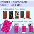 thumbnail image 5 of A house of tools 2 Pack Silicone Sticky Grip Holder for Cellphone, Silicone Suction Cup Phone Case Mount Double Sided, Hands-Free Phone Accessories Strong Grip Holder for Selfie and Video (Hot Pink), 5 of 12