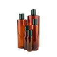 thumbnail image 4 of Botellas de plástico ámbar empaquetadas en la naturaleza, 480 ml (paquete de 12), 4 of 9