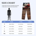 thumbnail image 4 of Yiaed Rustic American Flag Wood Print Men's Lounge Pants, Loose PJ Bottoms, Long Pajama Pants for Men-X-Large, 4 of 6