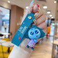 thumbnail image 1 of Disney Inside Out Keychains Cartoon Joy Sadness Anger Disgust Fear Action Figures Dolls Key Rings Kawaii Bags Pendants Kids Toys DMH, 1 of 6