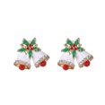 thumbnail image 1 of Pendientes de Navidad de dibujos animados de moda para mujer Pendientes de campana de Santa Wmkox8yi sjalhkljlk4508, 1 of 3
