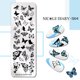 thumbnail image 1 of NICOLE DIARY Heartbeat Nail Stamping Plates Sweet Heart Lips Plantilla de impresión Manicure Art Stamp Templates Nail Tools Tan Jianjun unisex, 1 of 2