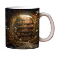 thumbnail image 2 of Fiudx Taza de Estantería 3D, Diseño Único de Cerámica, Elegante y Funcional, Regalo para Amantes Del Café y El Té, Decoración Elegante para El Hogar, Perfecta para El Estudio o La Sala de Estar, Idea, 2 of 6