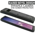 thumbnail image 4 of Value Pack for 5.8" Samsung Galaxy S10e Belt Clip Holster Raised Bevel Design Enhance Camera and Screen Protection Kickstands Hybrid Shock Heavy Duty Hard Back Armor Bumper Combo Phone Case + Black, 4 of 4