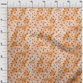 thumbnail image 3 of oneOone Cotton Flex Orange Fabric Dot Quilting Supplies Print Sewing Fabric By The Yard 40 Inch Wide, 3 of 5