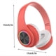 thumbnail image 4 of Auriculares Bluetooth, Auriculares Inalámbricos Bluetooth Inteligentes Auriculares Estéreo de Alta Fidelidad Plegables para Oficina en Casa Rojo, 4 of 8