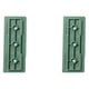 thumbnail image 1 of Bearachild Estante de almacenamiento Soporte de pared para colgar Mano de obra fina Suministros para el hogar Verde 2Conjunto, 1 of 6