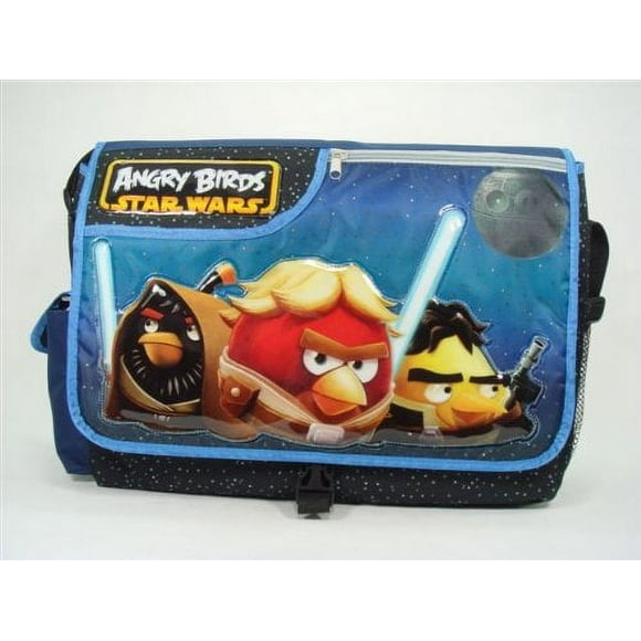 Messenger Bag - Angry Birds - Star Wars Blue New School Book Bag 064925