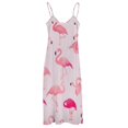 thumbnail image 5 of Flamingo Pattern Sleeveless Dress for Women Clothing Female Women's Summer Skirt, 5 of 7