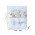 thumbnail image 3 of RBCKVXZ 12-Piece Christmas Flocked Ball Ornaments Set Shiny Sequin Tree Hanging Decorations Festive Xmas Tree Decorations (White, 1.57"/4cm), 3 of 6