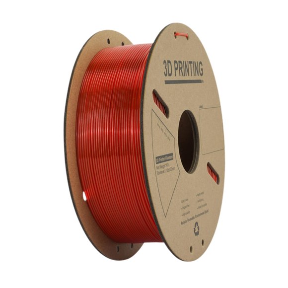 Filamento para impresoras 3D Pla de 1,75 mm, paquete de filamentos para impresión 3D, alto rendimiento, profesional, bobina de 1 kg, perfectamente enr Rojo fluorescente
