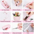thumbnail image 5 of Desk Organizers and Accessories, 10 Pcs Set with 360-Degree Rotating Pen Holder, Tape Dispenser, Stapler, Staple Remover, 1000 Staples, Tape, Clips Set, Ruler, Scissor, Pen, 5 of 7