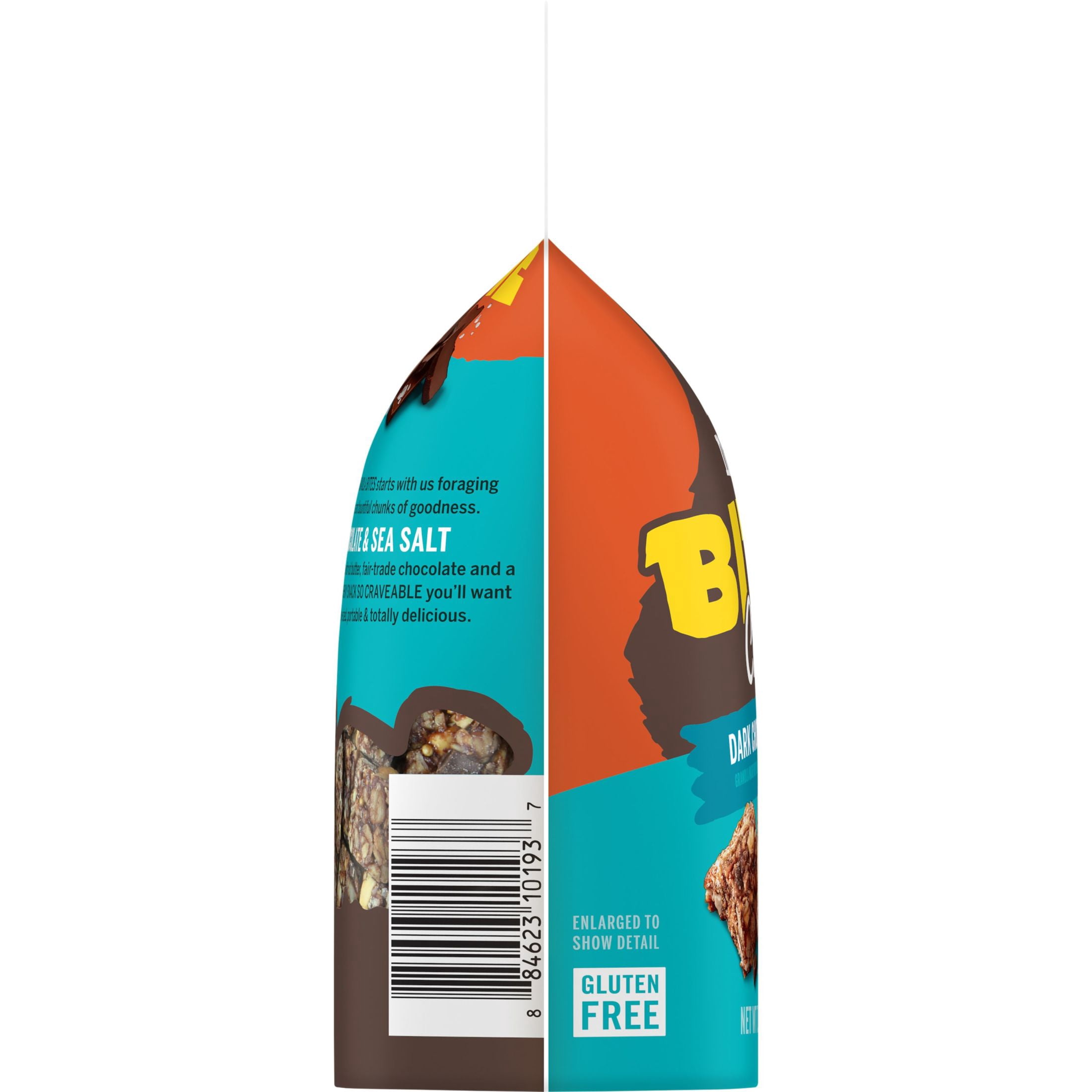 Bear Naked Dark Chocolate and Sea Salt Granola Bites, Gluten Free, 7.2 oz Bag