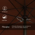 thumbnail image 3 of California Umbrella Venture 9' Bronze Market Umbrella in Brick, 3 of 5