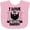 AD-Pink, variant on Inktastic I Love My Bearded Daddy for Fathers Day with Grunge Boys Baby Bib
