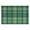Green, variant on Grid Dark Green Lattice 4 PCs Placemats Set Linen Non-Slip Table Mat Rectangular Washable for Dining Kitchen Party 12"x18"