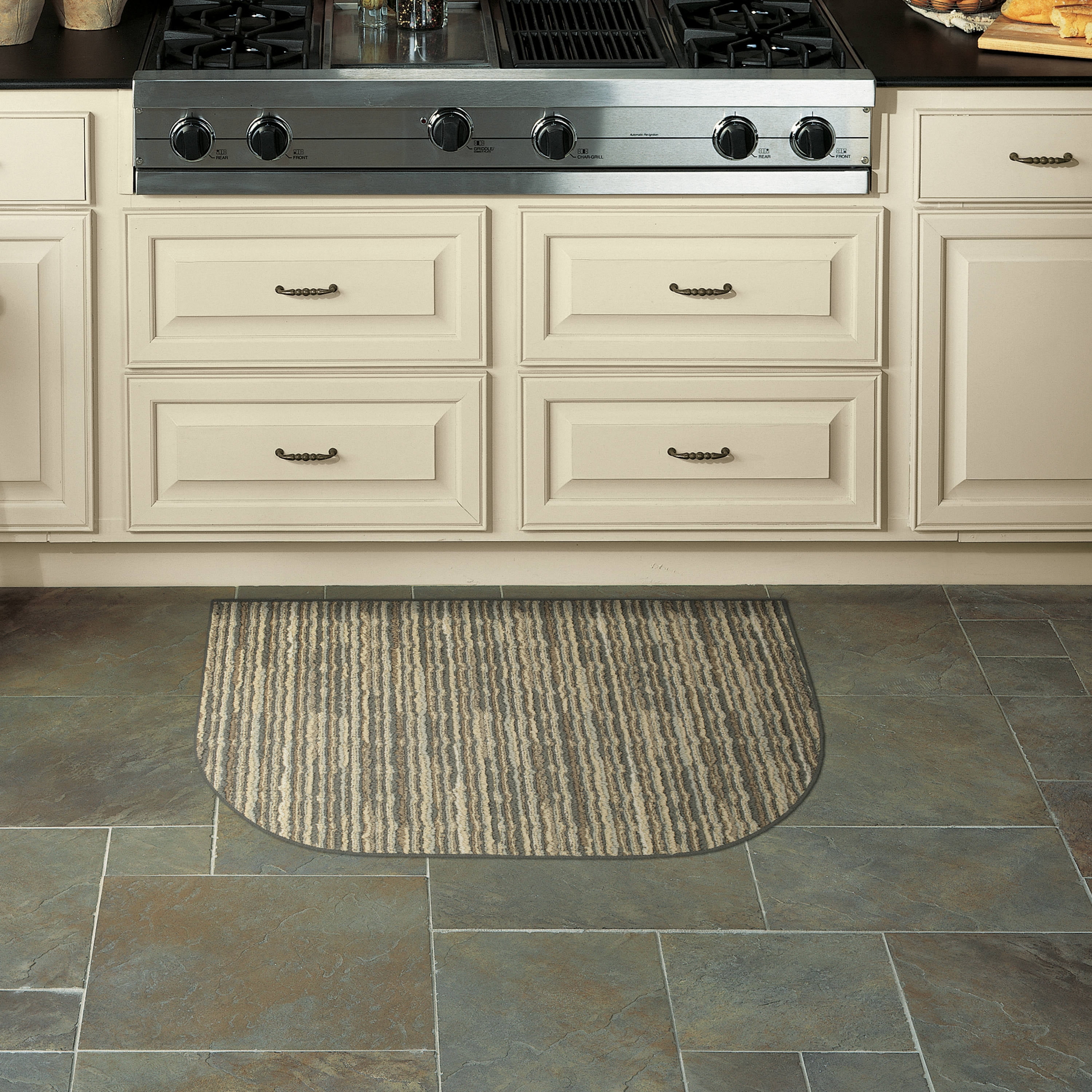 Mohawk Home Ambient Grey Slice Kitchen Rug
