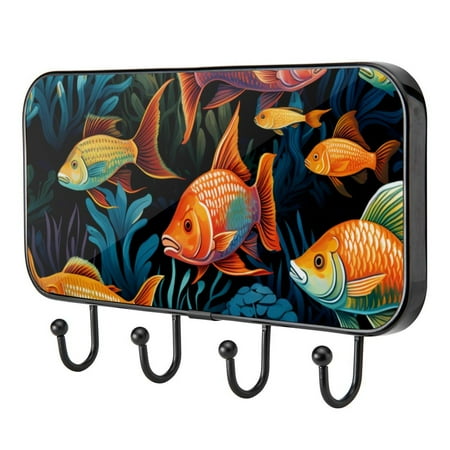 

Star shark Self Adhesive Towel Coat Wood Iron Hooks for Home Keys Door Outdoor Home Improvement Utility Hook