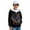 American Flag Eagle, variant on Zipper Front Hoodies for Boys Long Sleeve Sweatshirt Grey Lightning Running Wolf Print Kids Fleece Jacket with Pockets Fall Top Winter Clothes, M
