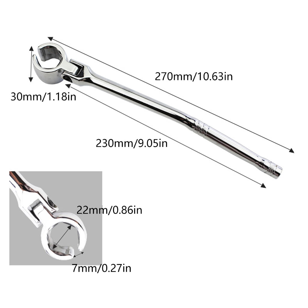 PatungKu Compact 7/8in Oxygen Sensors Socket Wrench Universal Fit Auto Maintenance Tool