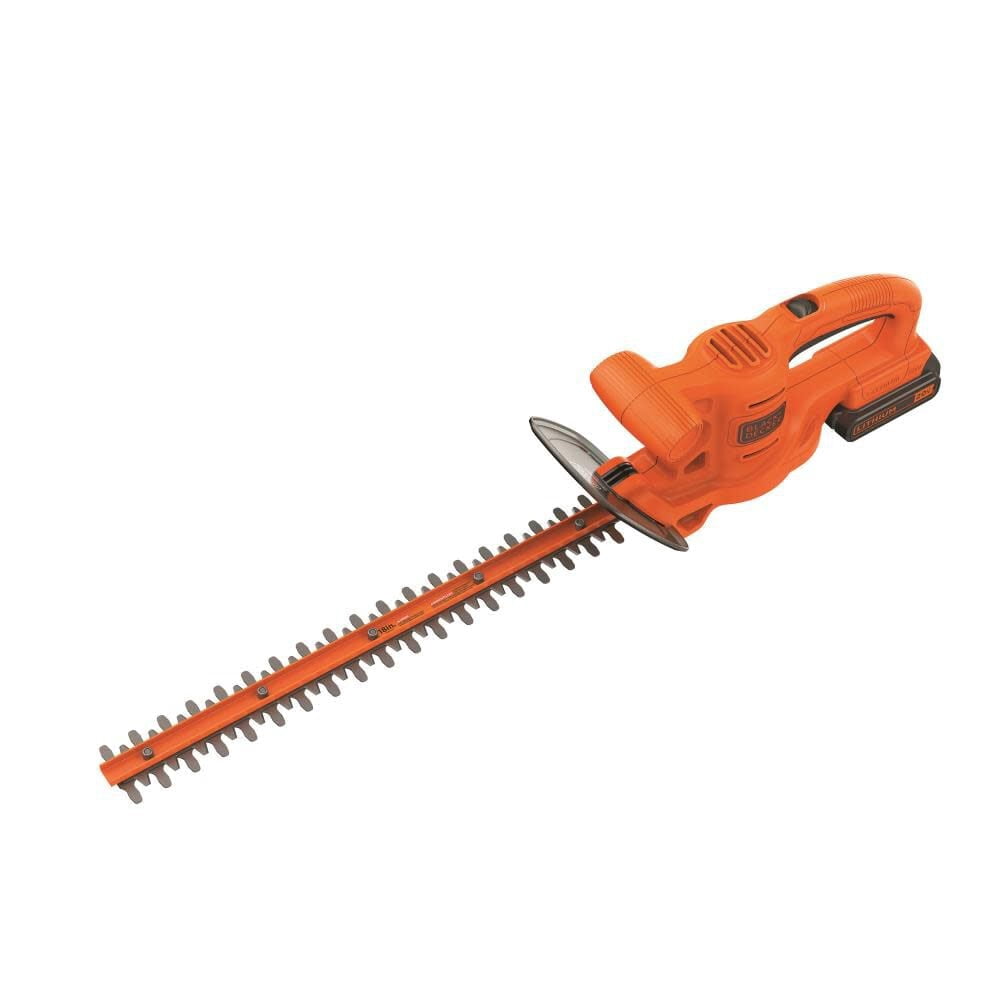 BLACK+DECKER 20V MAX* Cordless Hedge Trimmer, Battery & Charger Included, (LHT218C1)